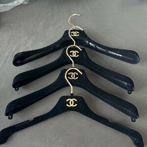 4 Chanel hangers jackets or tops